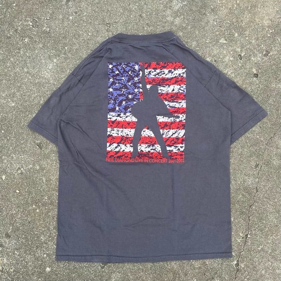 Y2K Neil Diamond Live Tour T-Shirt Men's Large - Picture 2 of 7